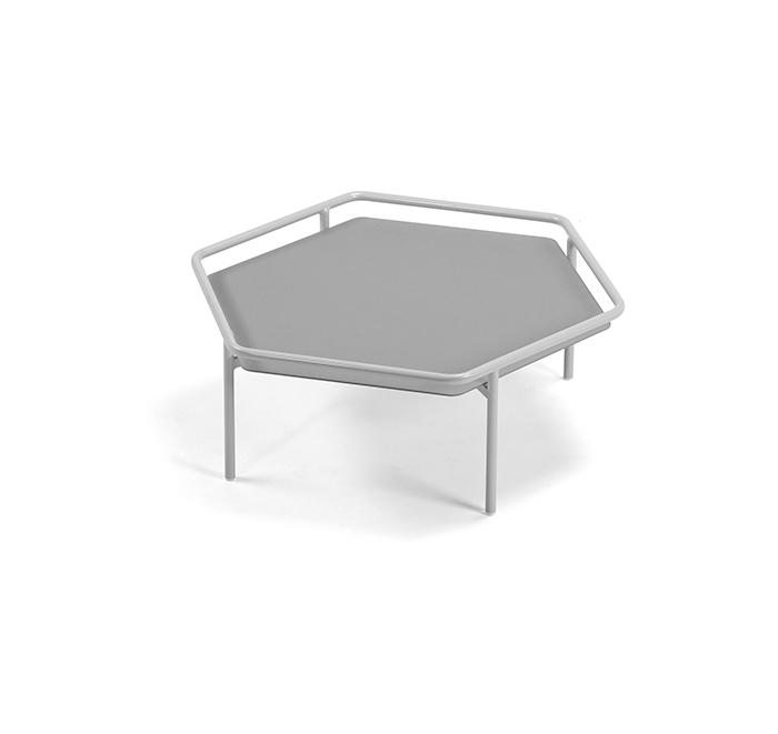 table basse aluminium