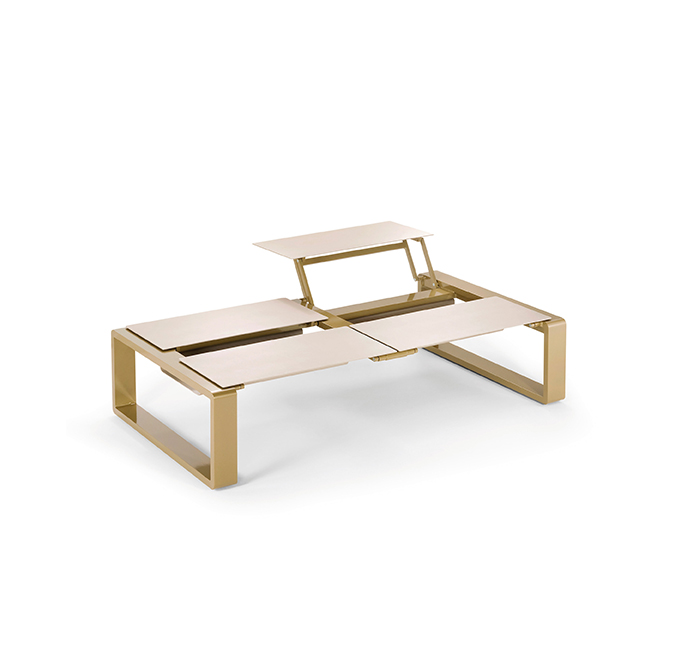 table basse aluminium