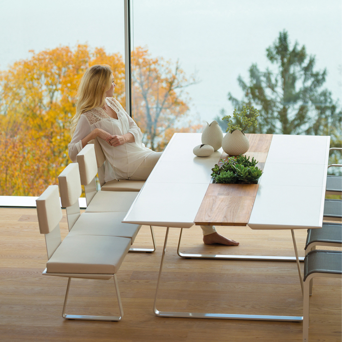 table salon de jardin aluminium