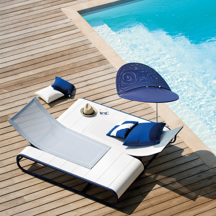 chaise longue de jardin