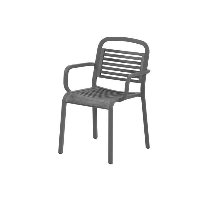 FAUTEUIL TECK MARUMI